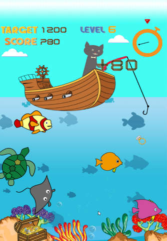 Magnetic Cat Fishing Games for Kids: Catch Fish Th - náhled