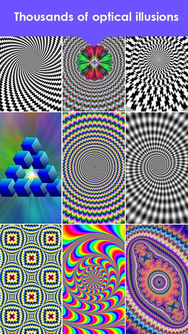 Optical Illusions Wallpapers with Visual Tricks HD screenshot 1