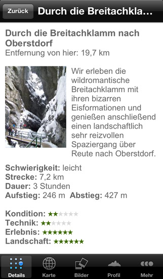 Winterwandern - outdooractive.com Themenapp screenshot 2