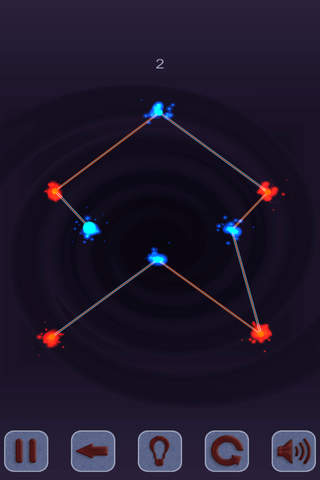 Color Fireworks. Connect the fires by line! - náhled
