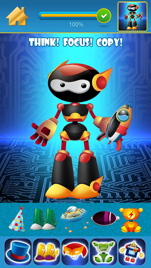My Awesome World of Little Robots Draw & Copy Game Pro - Dress Up The Virtual Power Robot Hero For Boys - Advert Free screenshot 3