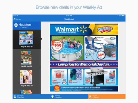Walmart for iPad screenshot 4