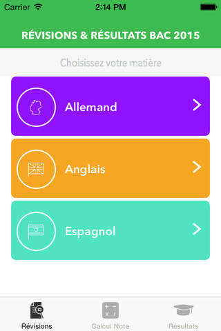 BAC L 2016 : Révisions, Calcul Note, Résultats - náhled