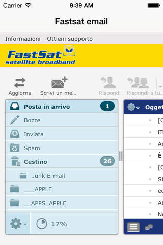 Fastsat Email - náhled
