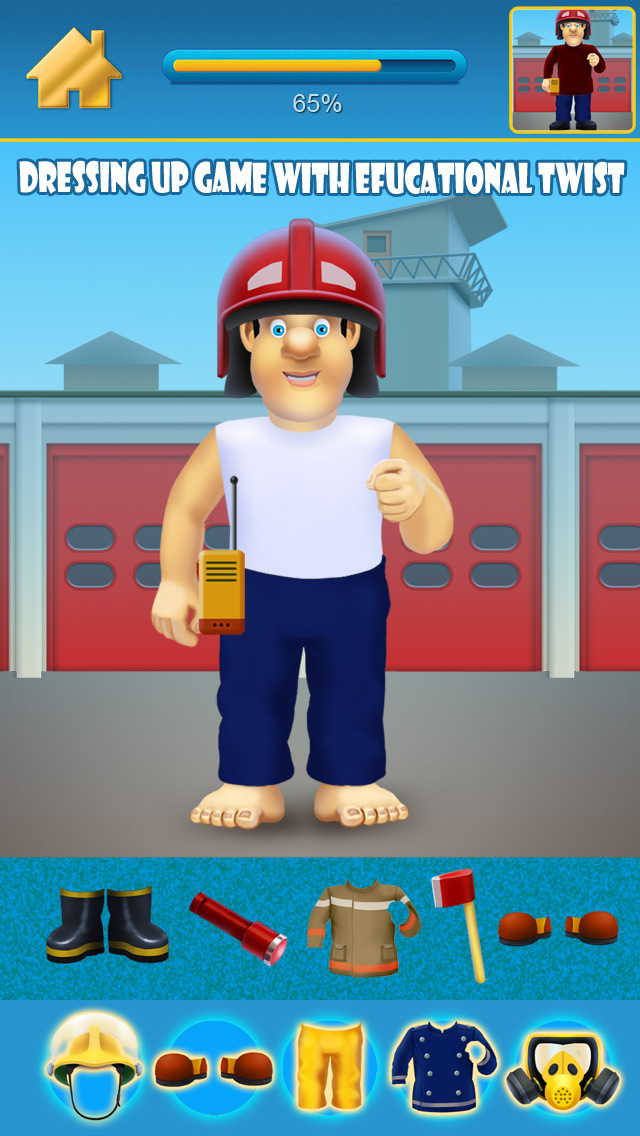 Fireman and Policeman Junior City Heroes - Copy and Draw Fire Rescue Maker Free Game screenshot 1