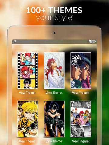 Manga & Anime Gallery : HD Wallpapers Themes and Backgrounds For Yu Yu Hakusho Photo Edition screenshot 5