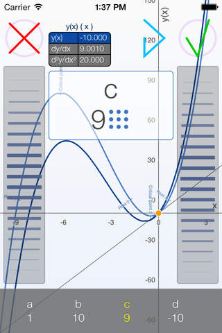 Cubic Solver - plot graph and find roots of cubic  - náhled