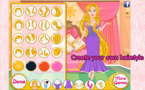 Princess stories dressup game - náhled