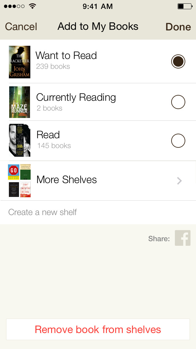 Goodreads: Book Reviews screenshot 3