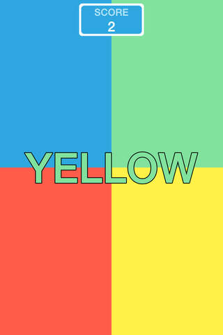 4 colors - tap red, green, blue and yellow colors - náhled