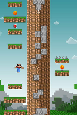 Blocky Jump Bro 3D - Run Block Roads Escape Advent - náhled