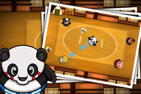 Tiny Sumo Panda : Ninja bear Royal whipeout tap fi - náhled