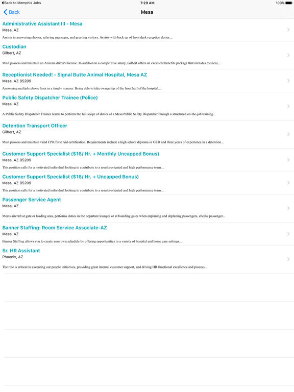 Mesa Jobs Search Engine Apps 148apps