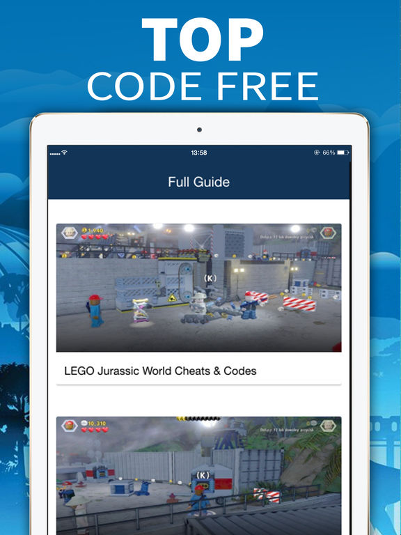 ægtefælle hvad som helst kobber Cheat Codes for Lego Jurassic World | Apps | 148Apps