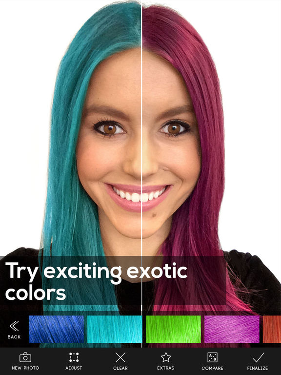 Hairstyle Colour App