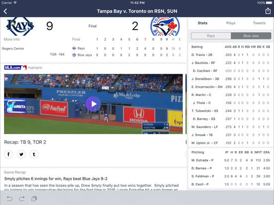 Yahoo Sports screenshot
