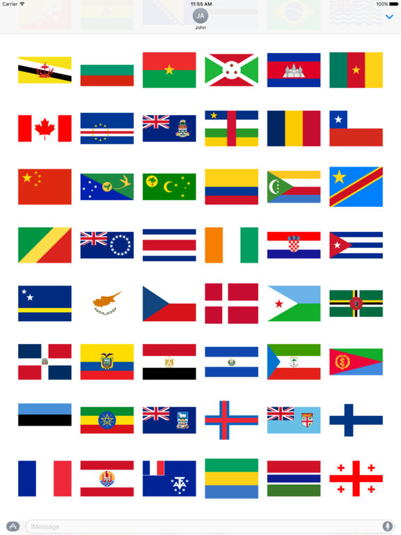 Country Flag Stickers | Apps | 148Apps