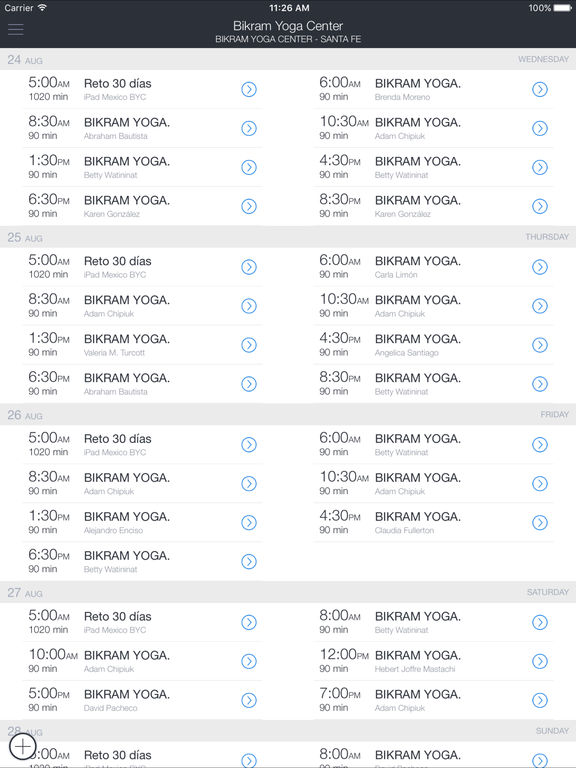 Bikram Yoga Center - Santa Fé screenshot 2