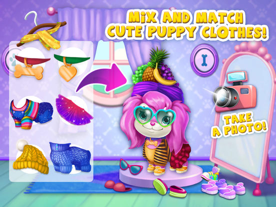 Pink Dog Mimi - My Virtual Pet Puppy Care & Games screenshot 9