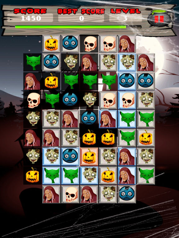 Match 3 - Halloween Edition Free screenshot 3