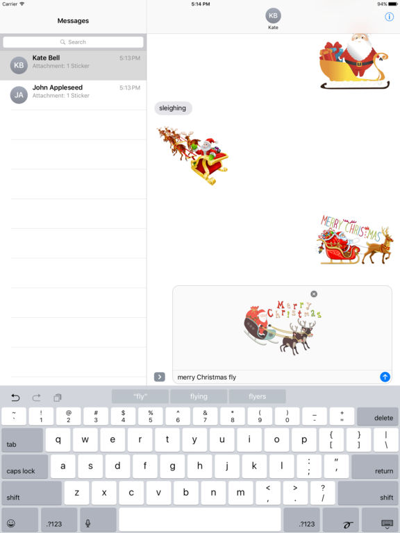 SleighMoji, Christmas Sleigh Stickers for iMessage screenshot 6