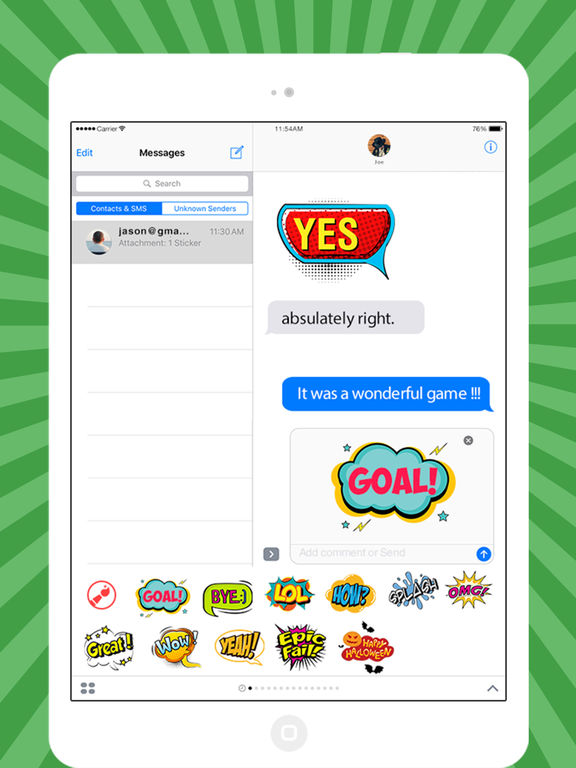 Bubble Sticker Maker - Comic Stickers for iMessage screenshot 10