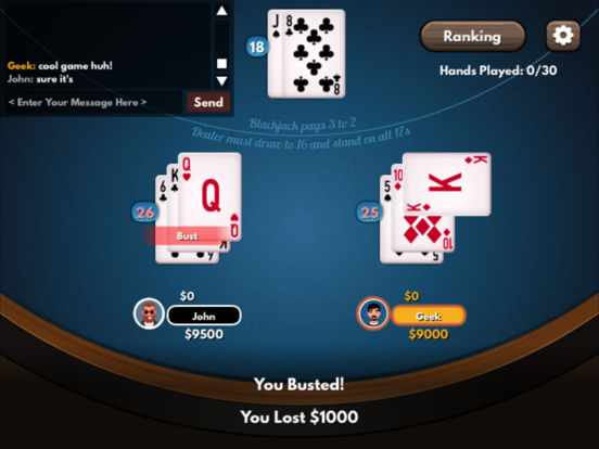 Social Blackjack screenshot 6