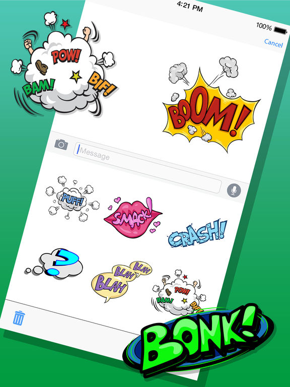 Comic Effects Expressions and Emojis Stickers screenshot 6