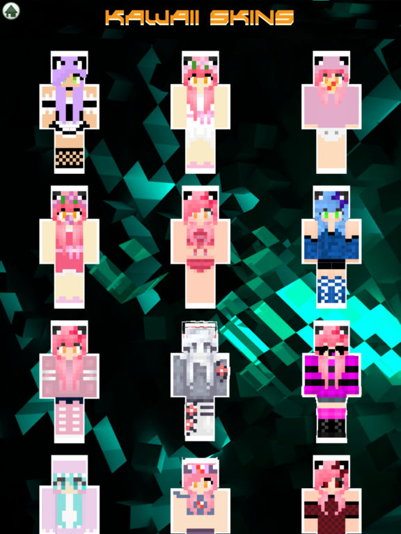Kawaii Chan & Dante Couple Skins for Minecraft PE Apps
