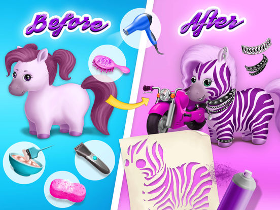 Pony Sisters Hair Salon 2 - Pet Horse Makeover Fun screenshot 7