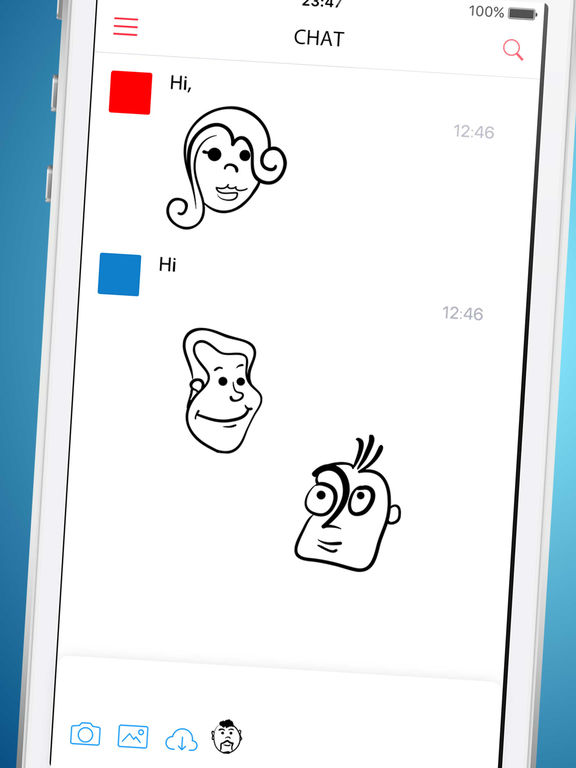 Tilted Expressions Stickers screenshot 6