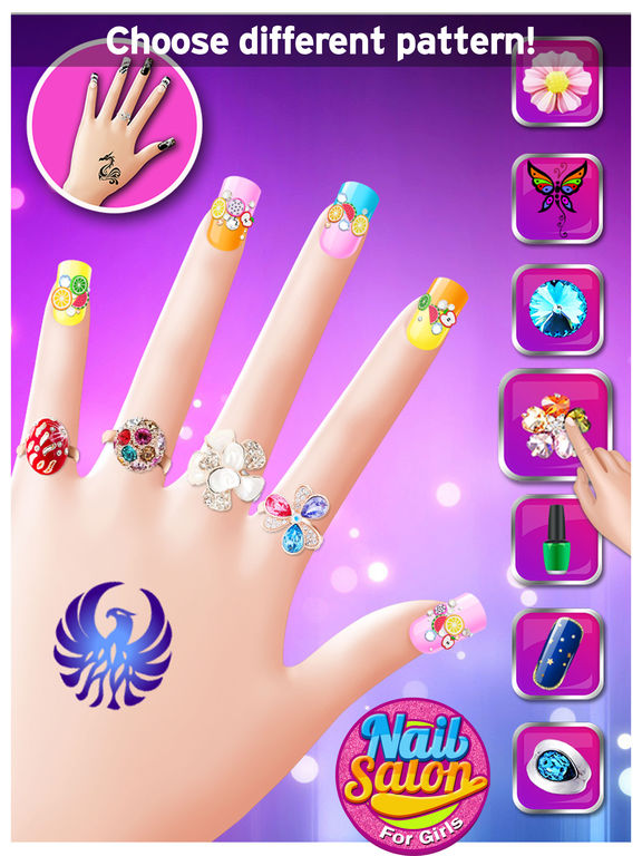 App Shopper: Nail Salon For Girls - Princess Nail Art And Color (Games)